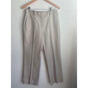 Brooks Brothers Advantage‎ Chino Women's Size 8 Beige Cotton Flat Front Pants